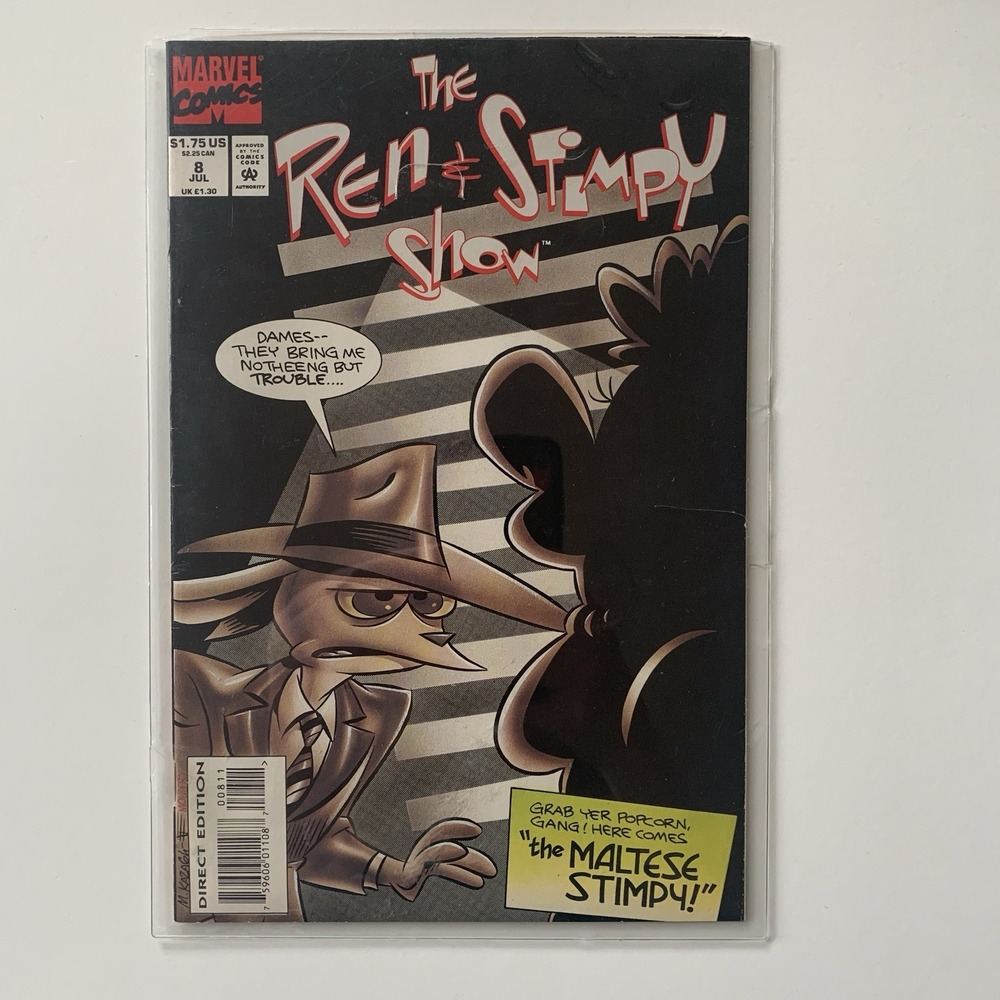 The Ren and Stimpy Show Lot of 6 Marvel Comics #8 #10 #11 #12 #13 #15 Vintage - Picture 3 of 9